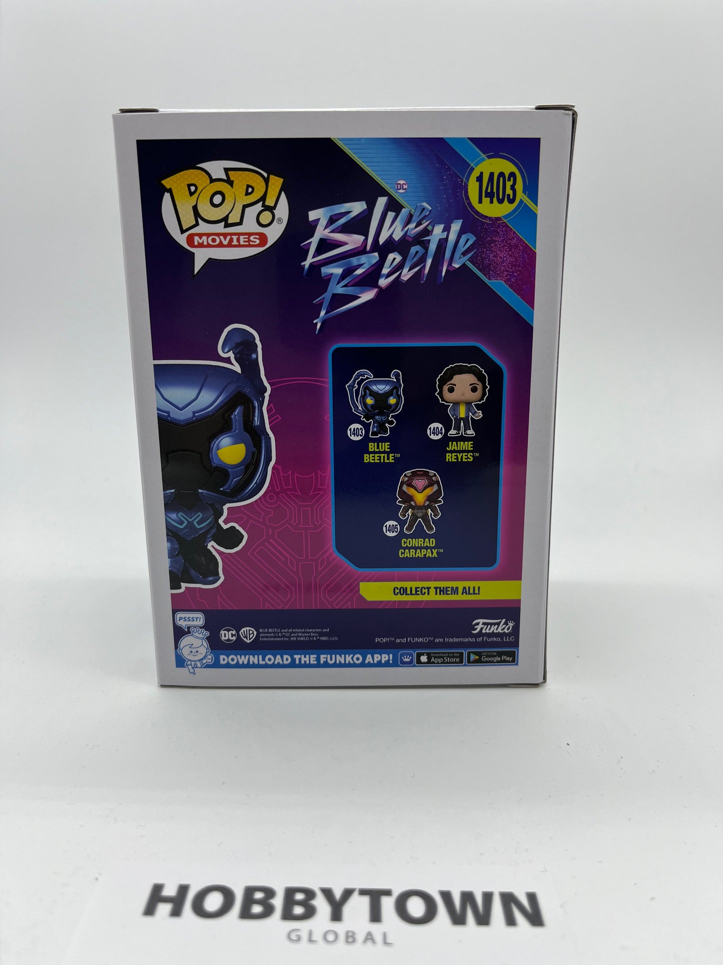 Funko Pop! Movies: - Blue Beetle - Blue Beetle #1403 Collectible Vinyl Figure