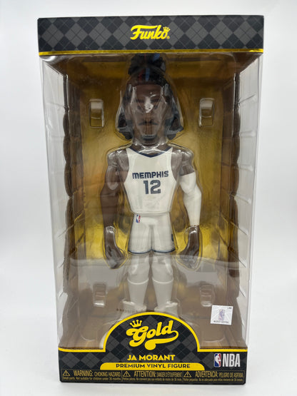 Funko Gold Vinyl: NBA - Ja Morant, Memphis Grizzlies, 12 Inch Premium Collectible Vinyl Figure