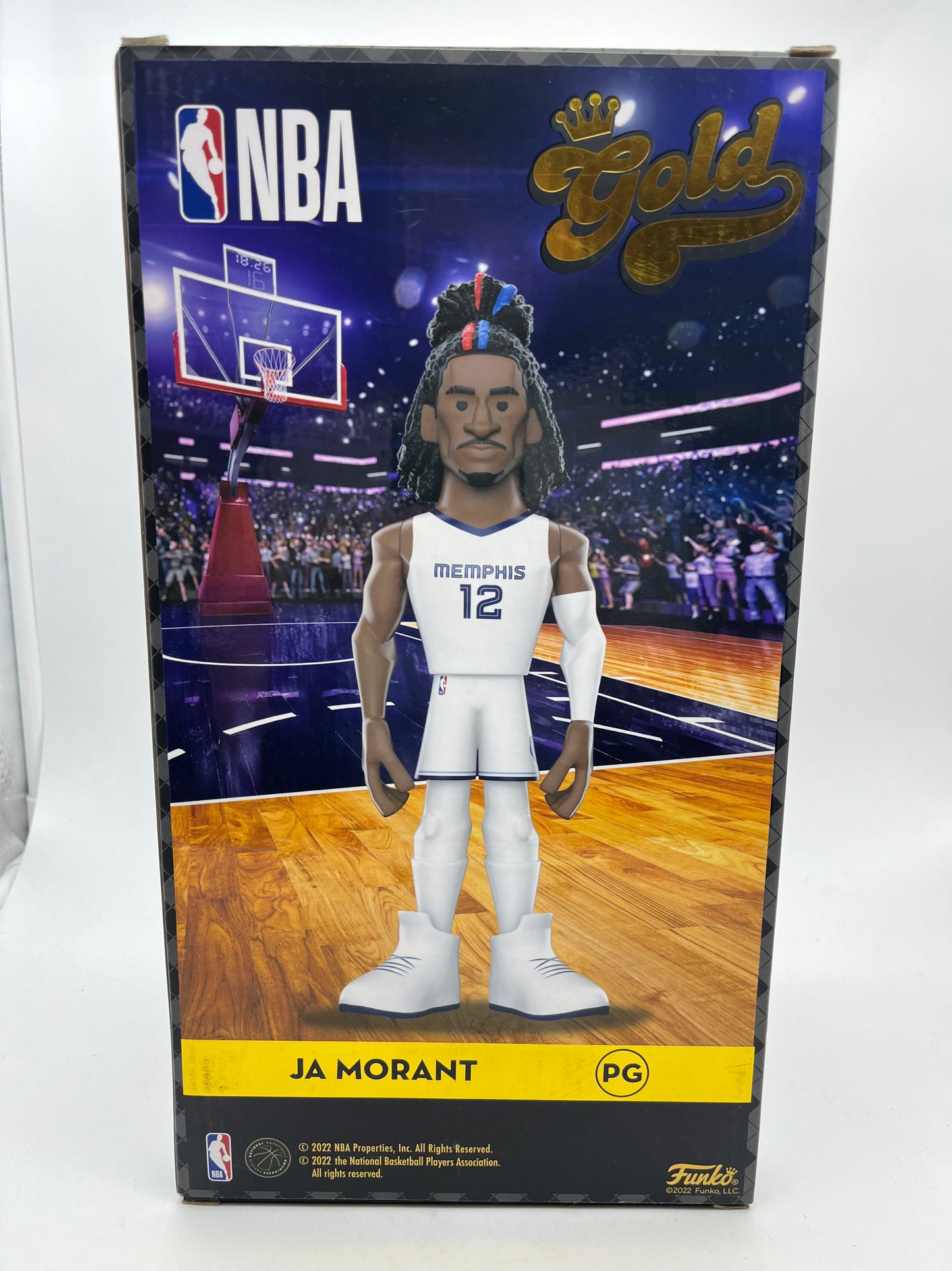 Funko Gold Vinyl: NBA - Ja Morant, Memphis Grizzlies, 12 Inch Premium Collectible Vinyl Figure