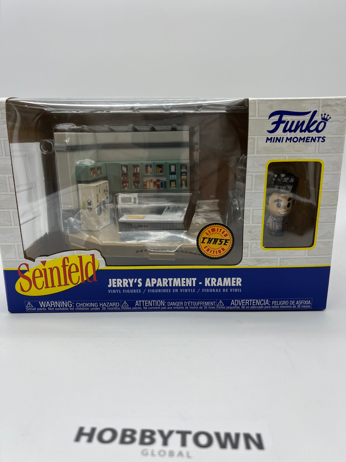 Funko Mini Moments: Seinfeld - Jerry's Apartment with Kramer 'CHASE' Limited Edition Collectible Vinyl Figure