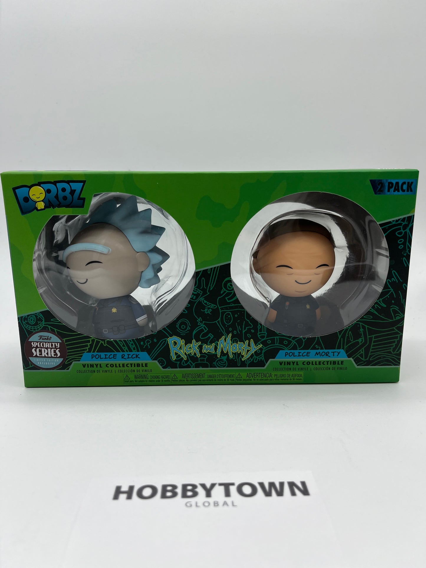 Funko Dorbz Animation Rick & Morty: Police Rick & Morty Vinyl Figure 2 Pack - Specialty Series