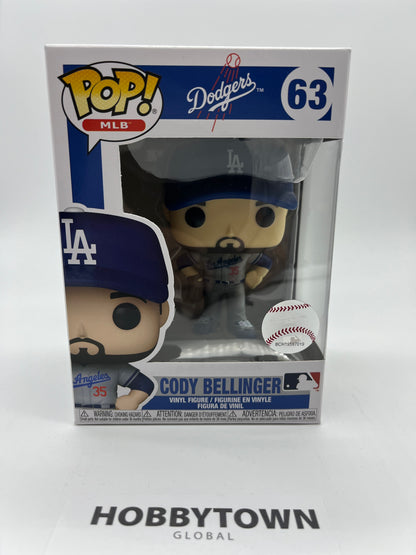 Funko Pop! MLB: Dodgers - Cody Bellinger (Road Uniform) #63 Collectible Vinyl Figure