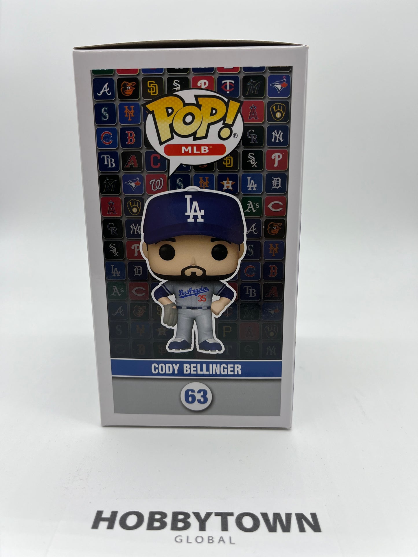 Funko Pop! MLB: Dodgers - Cody Bellinger (Road Uniform) #63 Collectible Vinyl Figure