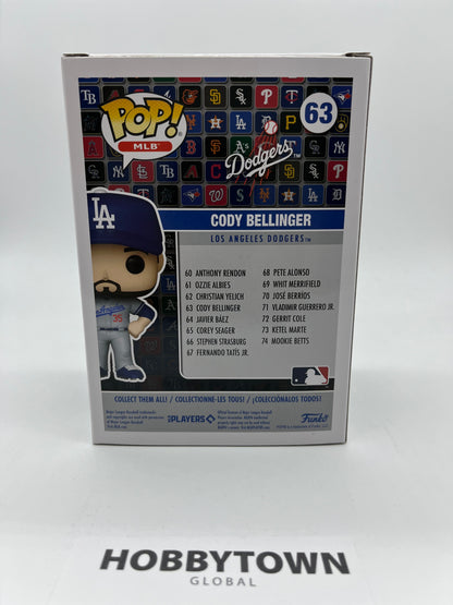 Funko Pop! MLB: Dodgers - Cody Bellinger (Road Uniform) #63 Collectible Vinyl Figure