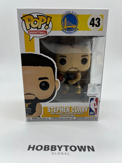 Funko POP NBA: Warriors - Stephen Curry in 'The Town' Black Golden State Warriors Jersey #43 Collectible Vinyl Figure