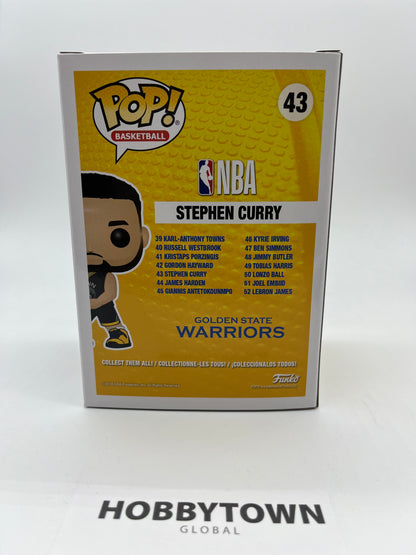 Funko POP NBA: Warriors - Stephen Curry in 'The Town' Black Golden State Warriors Jersey #43 Collectible Vinyl Figure