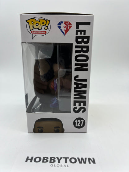 Funko POP! NBA: LeBron James in Purple Los Angeles Lakers Jersey #127 Collectible Vinyl Figure