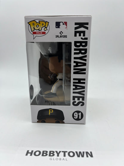 Funko Pop! MLB - KeBryan Hayes in White Pittsburgh Pirates Jersey #91 Collectible Vinyl Figure