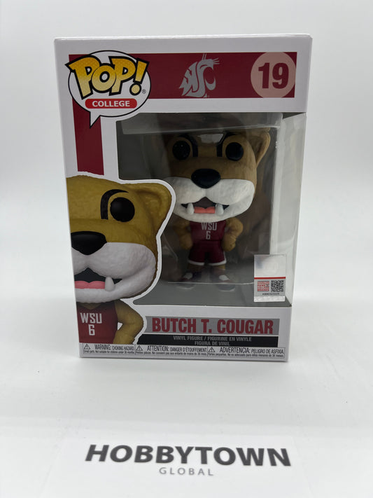 Funko Pop! Mascots: Washington State University - Butch T Cougar #19  Collectible Vinyl Figure