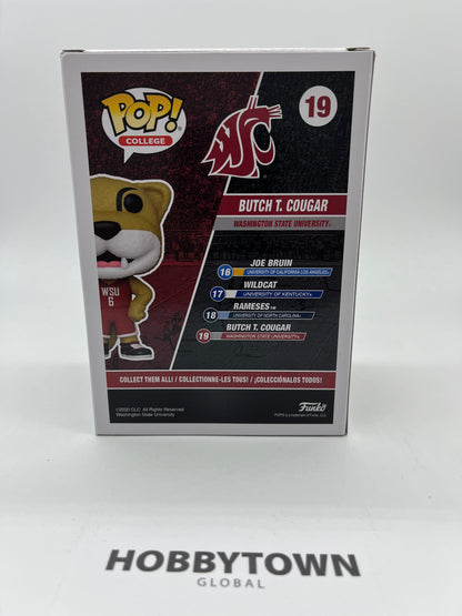 Funko Pop! Mascots: Washington State University - Butch T Cougar #19  Collectible Vinyl Figure