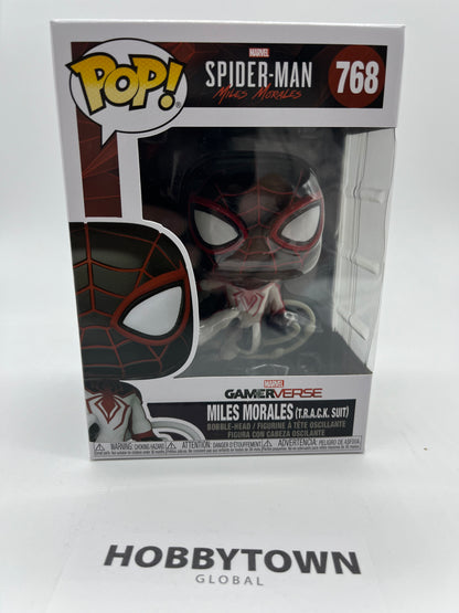 Funko Pop! Games: Marvel Spider-Man: Miles Morales- Miles Morales in Track Suit #768 Collectible Vinyl Figure