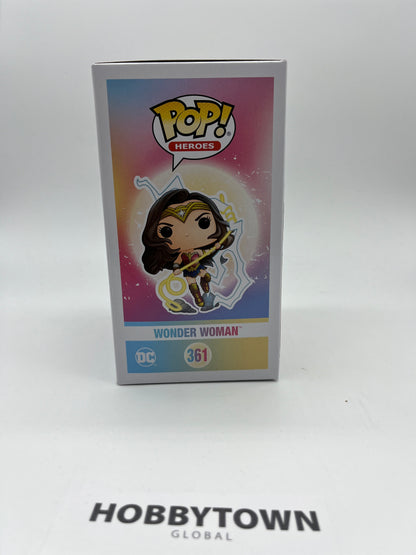 Funko POP! Heroes -  Wonder Woman WW84 Glows in the Dark NYCC 2020 Funko Exclusive #361 Collectible Vinyl Figure