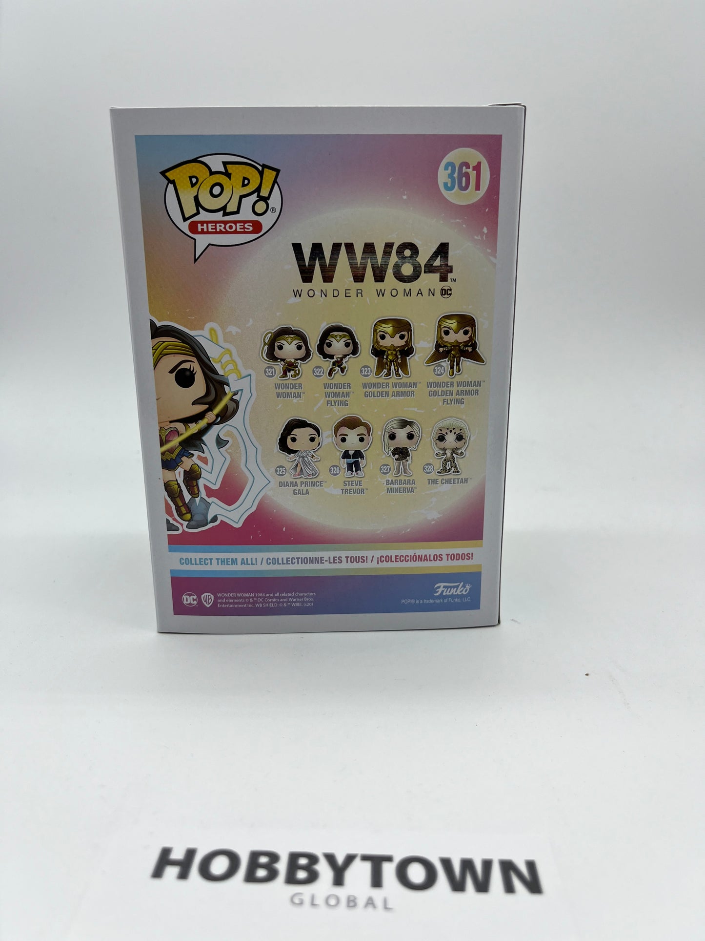 Funko POP! Heroes -  Wonder Woman WW84 Glows in the Dark NYCC 2020 Funko Exclusive #361 Collectible Vinyl Figure