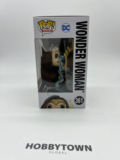 Funko POP! Heroes -  Wonder Woman WW84 Glows in the Dark NYCC 2020 Funko Exclusive #361 Collectible Vinyl Figure