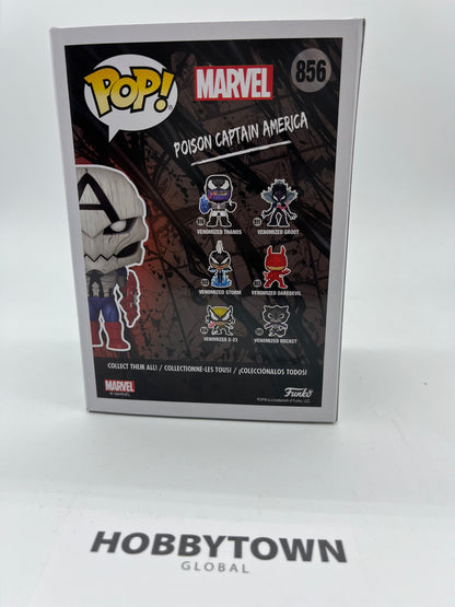 Funko Pop! Marvel Venom Poison Captain America #856 Special Edition Collectible Vinyl Figure