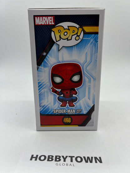 Funko Pop! Marvel: Spider-Man Far from Home - Spider-Man Hero Suit Selfie #468 Collectible Vinyl Figure