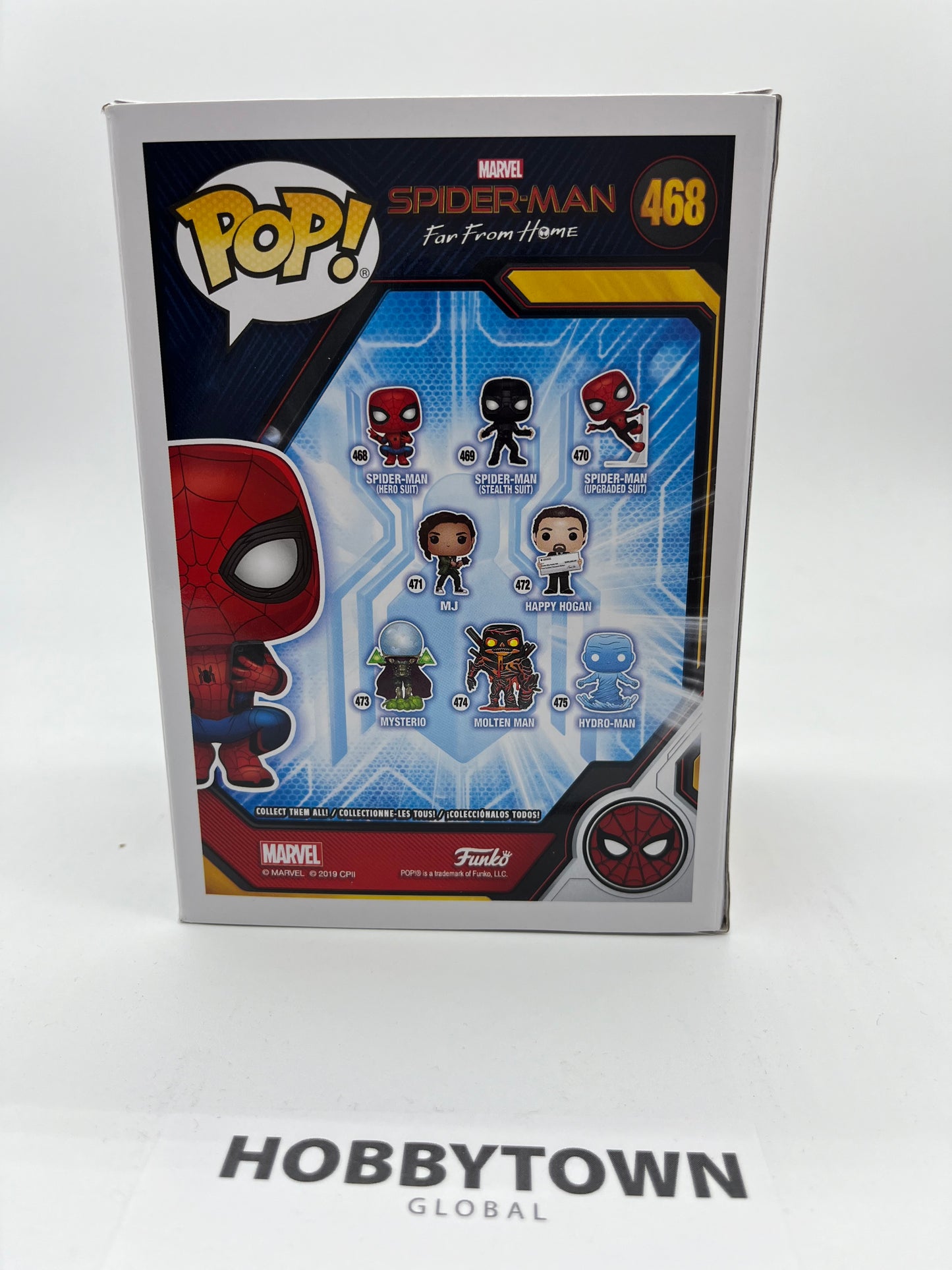 Funko Pop! Marvel: Spider-Man Far from Home - Spider-Man Hero Suit Selfie #468 Collectible Vinyl Figure