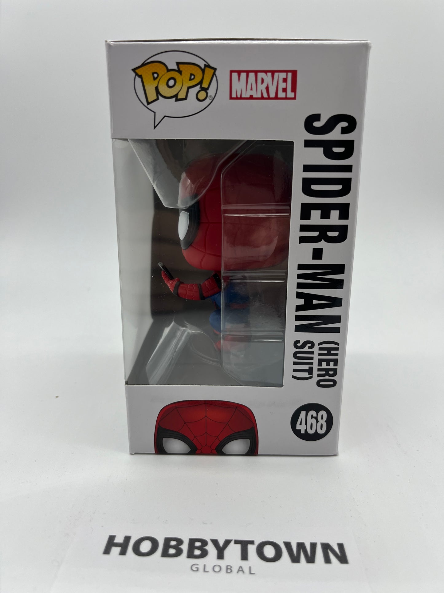 Funko Pop! Marvel: Spider-Man Far from Home - Spider-Man Hero Suit Selfie #468 Collectible Vinyl Figure