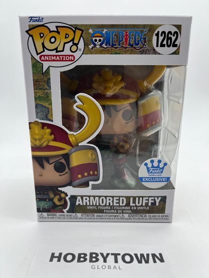 Funko Pop! Animation: One Piece - Armored Luffy (Funko Shop Exclusive) #1262 Collectible Vinyl Figure