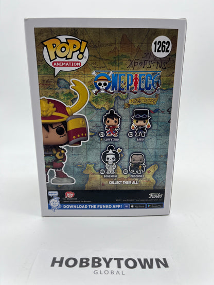 Funko Pop! Animation: One Piece - Armored Luffy (Funko Shop Exclusive) #1262 Collectible Vinyl Figure