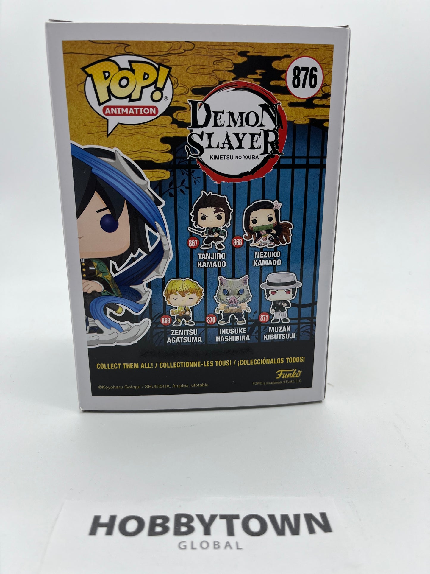 Funko Pop! Demon Slayer: Giyu Tomioka (AAA Anime Exclusive) #876 Collectible Vinyl Figure