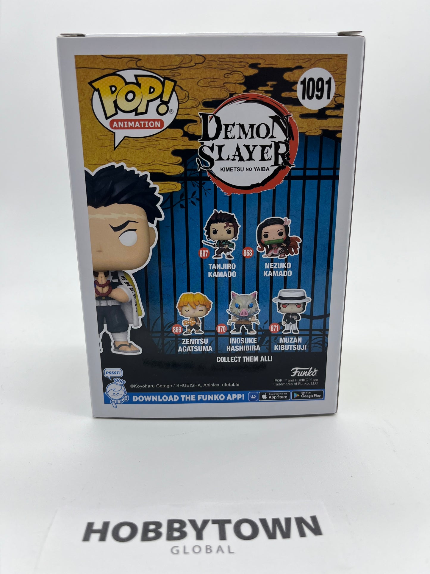 Funko Pop! Demon Slayer: Gyomei Himejima Hot Topic Exclusive #1091 Collectible Vinyl Figure