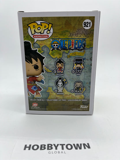 Funko POP! Animation: One Piece Monkey D. Luffy in Metallic Kimono #921  Special Edition Collectible Vinyl Figure