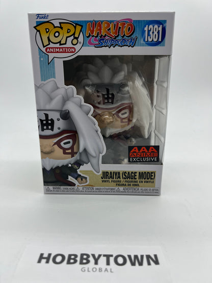 Funko Pop! Anime- Naruto Shippuden: Jiraiya (Sage Mode) #1381 AAA Anime Exclusive Collectible Vinyl Figure