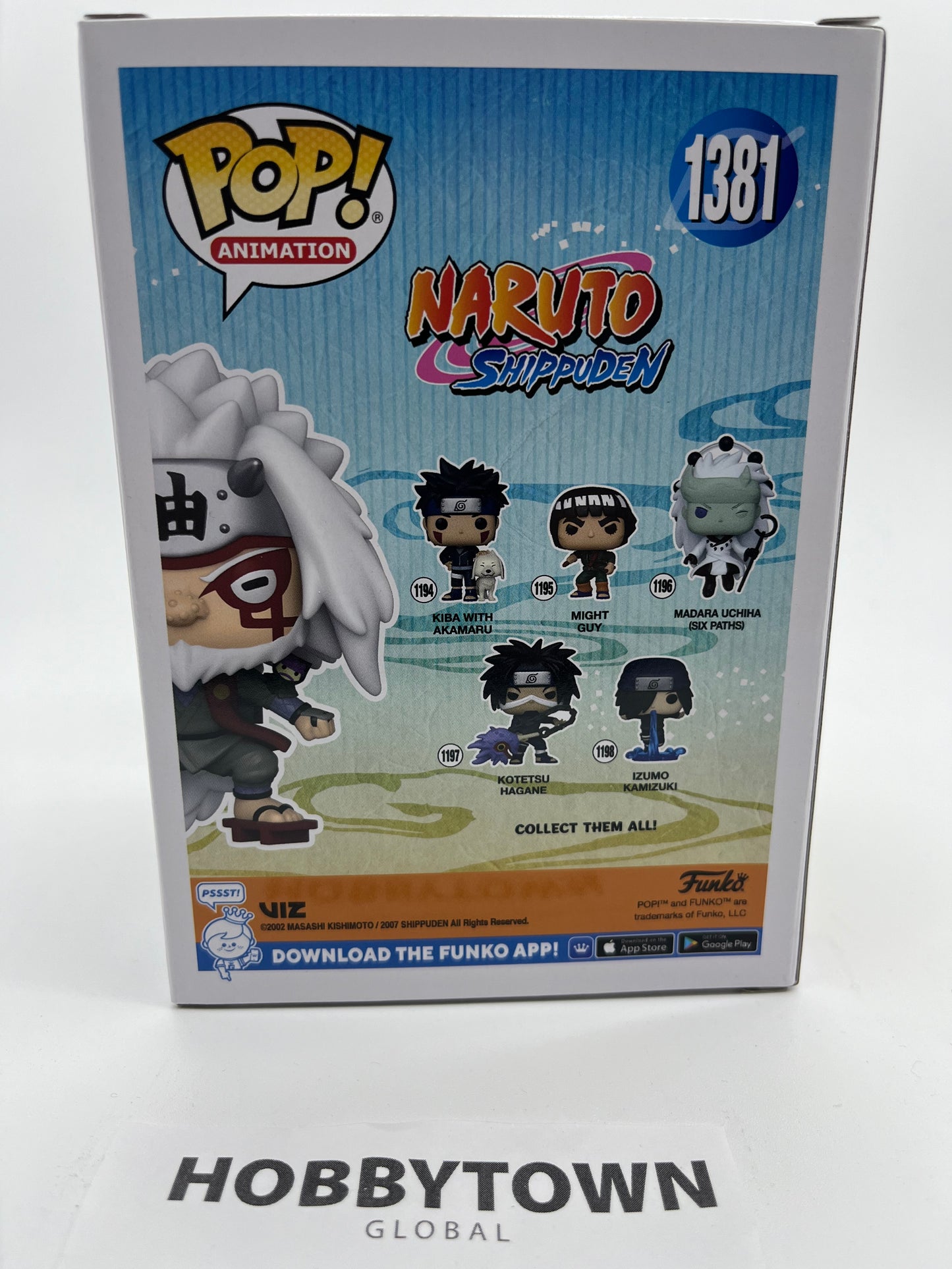 Funko Pop! Anime- Naruto Shippuden: Jiraiya (Sage Mode) #1381 AAA Anime Exclusive Collectible Vinyl Figure