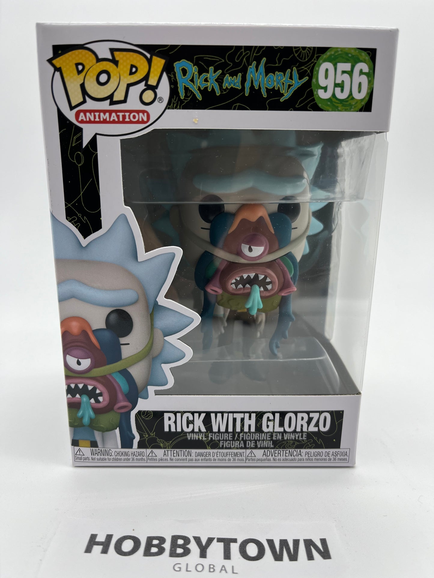 Funko Pop! Animation: Rick & Morty - Rick with Glorzo #956 Collectible Vinyl Figure