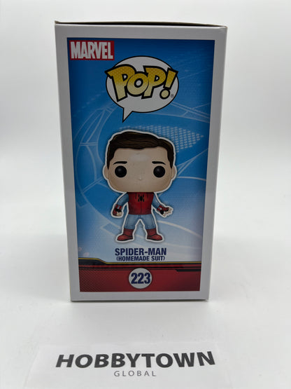 Funko POP! Spider-Man Homecoming Homemade Suit Unmasked Walmart Exclusive #223 Collectible Vinyl Figure