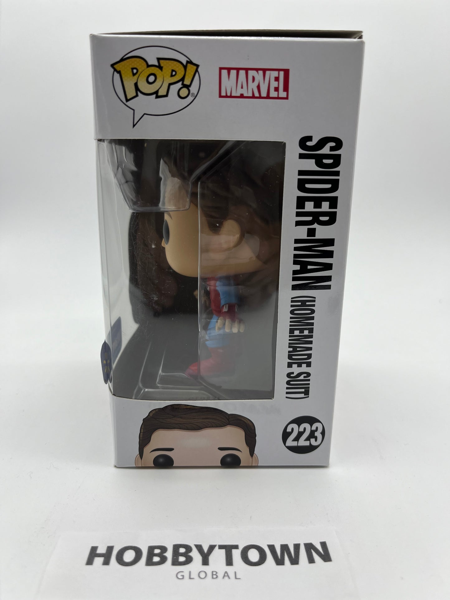 Funko POP! Spider-Man Homecoming Homemade Suit Unmasked Walmart Exclusive #223 Collectible Vinyl Figure