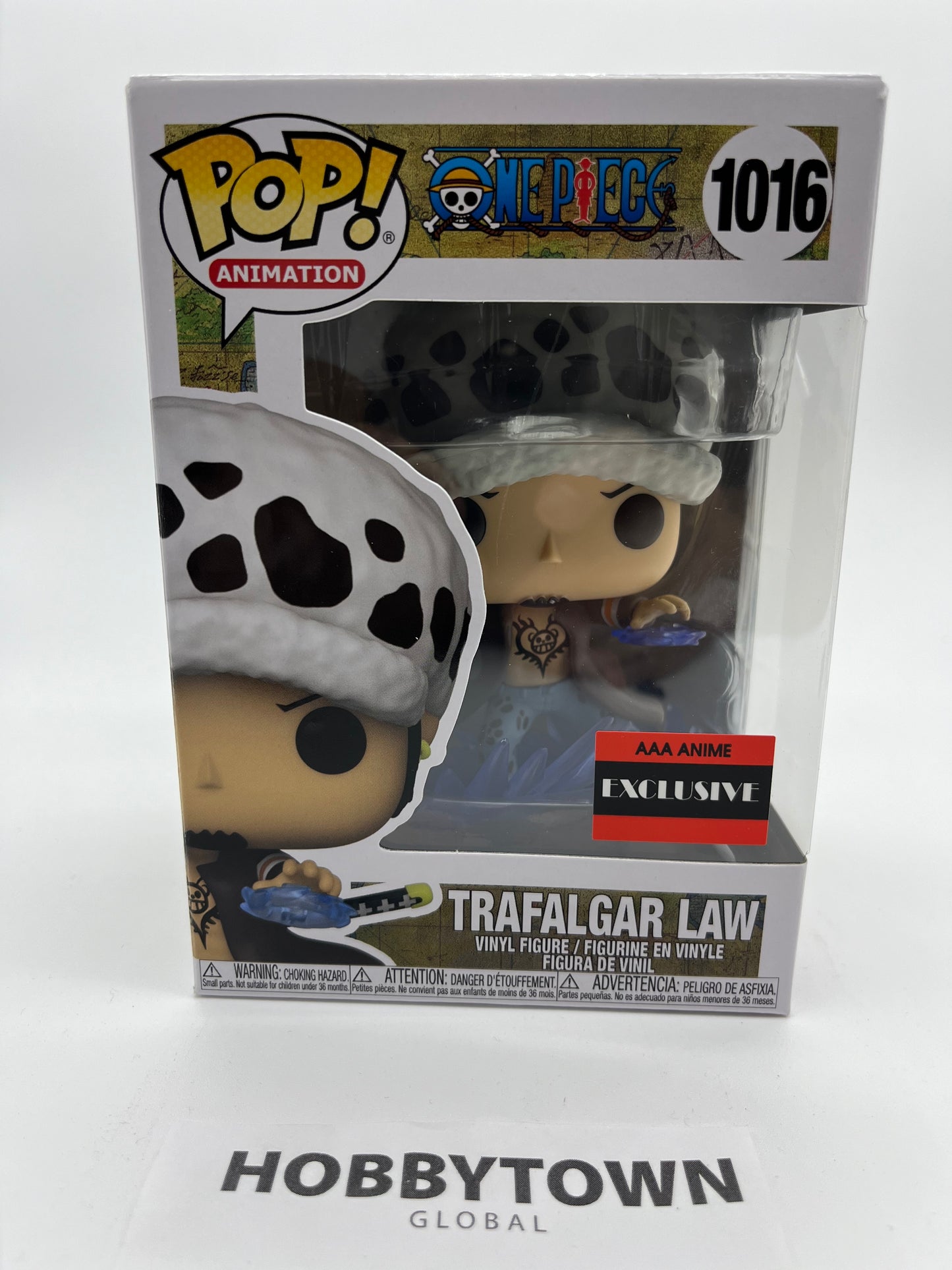 Funko Pop! One Piece -Trafalgar D. Law (Room)  (AAA Anime Exclusive) #1018 Collectible Vinyl Figure