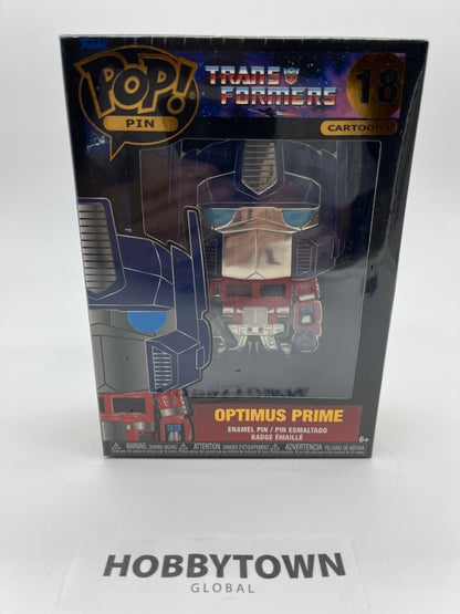 Funko Pop! Pins: Transformers - Optimus Prime #18 4 Inch Collectible Pin