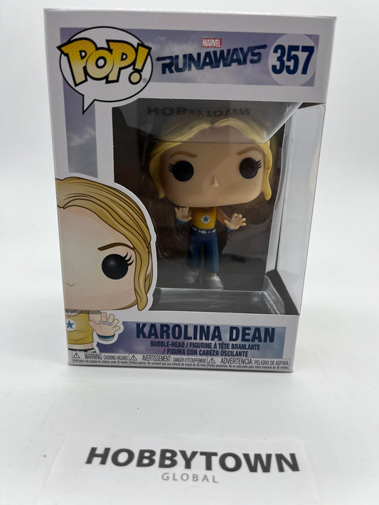 Funko Pop! Marvel: Runaways - Karolina Dean #357 Collectible Vinyl Figure