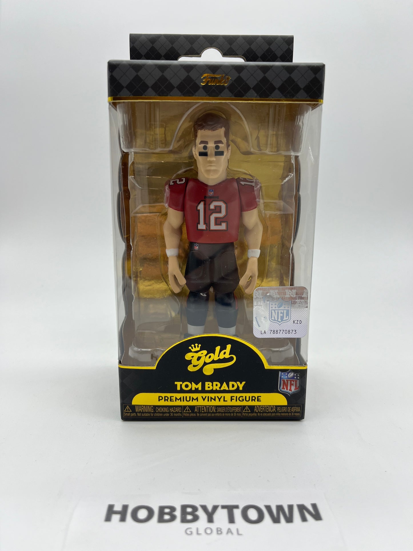 Funko Gold Vinyl: NFL - Tom Brady in Tampa Bay Buccaneers Jersey 5 Inch Premium Collectible Vinyl Figure