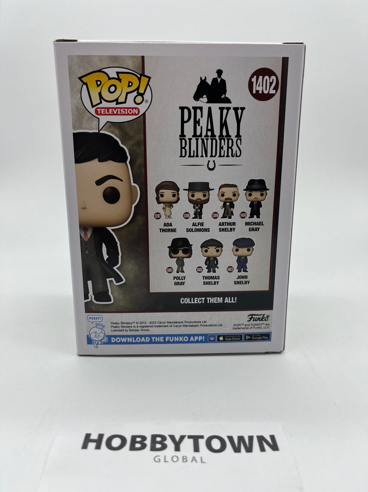 Funko Pop! Peaky Blinders Chase Figure Thomas Shelby Without Hat #1402 Collectible Vinyl Figure