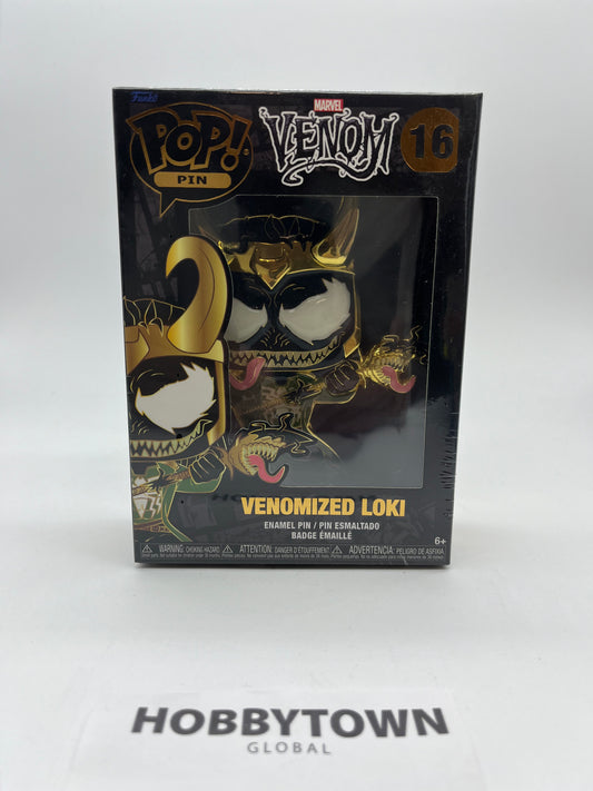 Funko Pop! Sized Pin Marvel: Venom: Loki 16 Collectible Pin