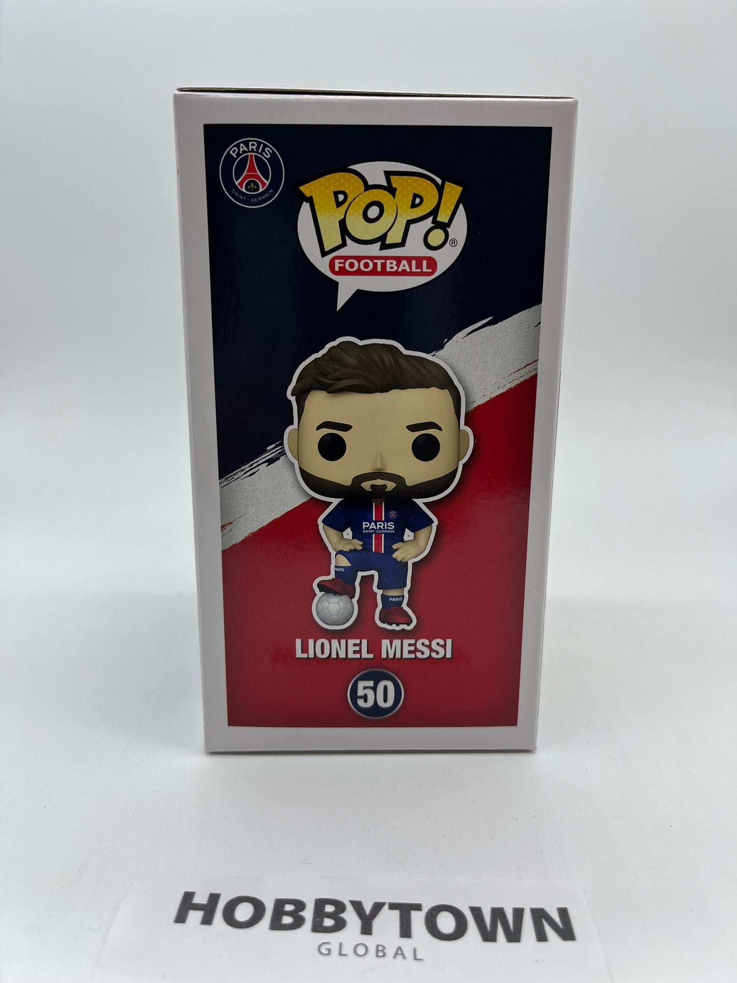 Funko Pop! Football: Paris Saint-Germain - Lionel Messi #50 Collectible Vinyl Figure