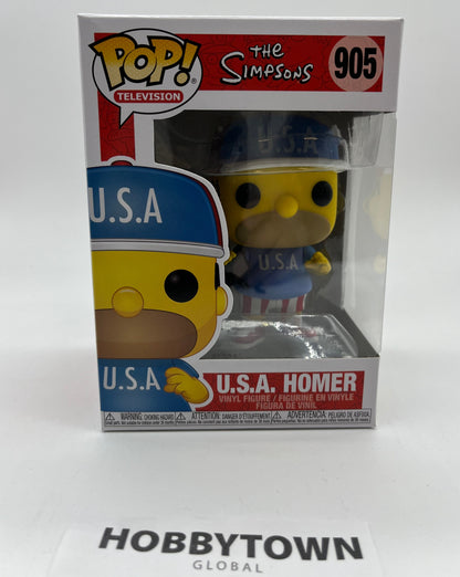 Funko Pop! Animation: Simpsons - USA Homer #905 Collectible Vinyl Figure