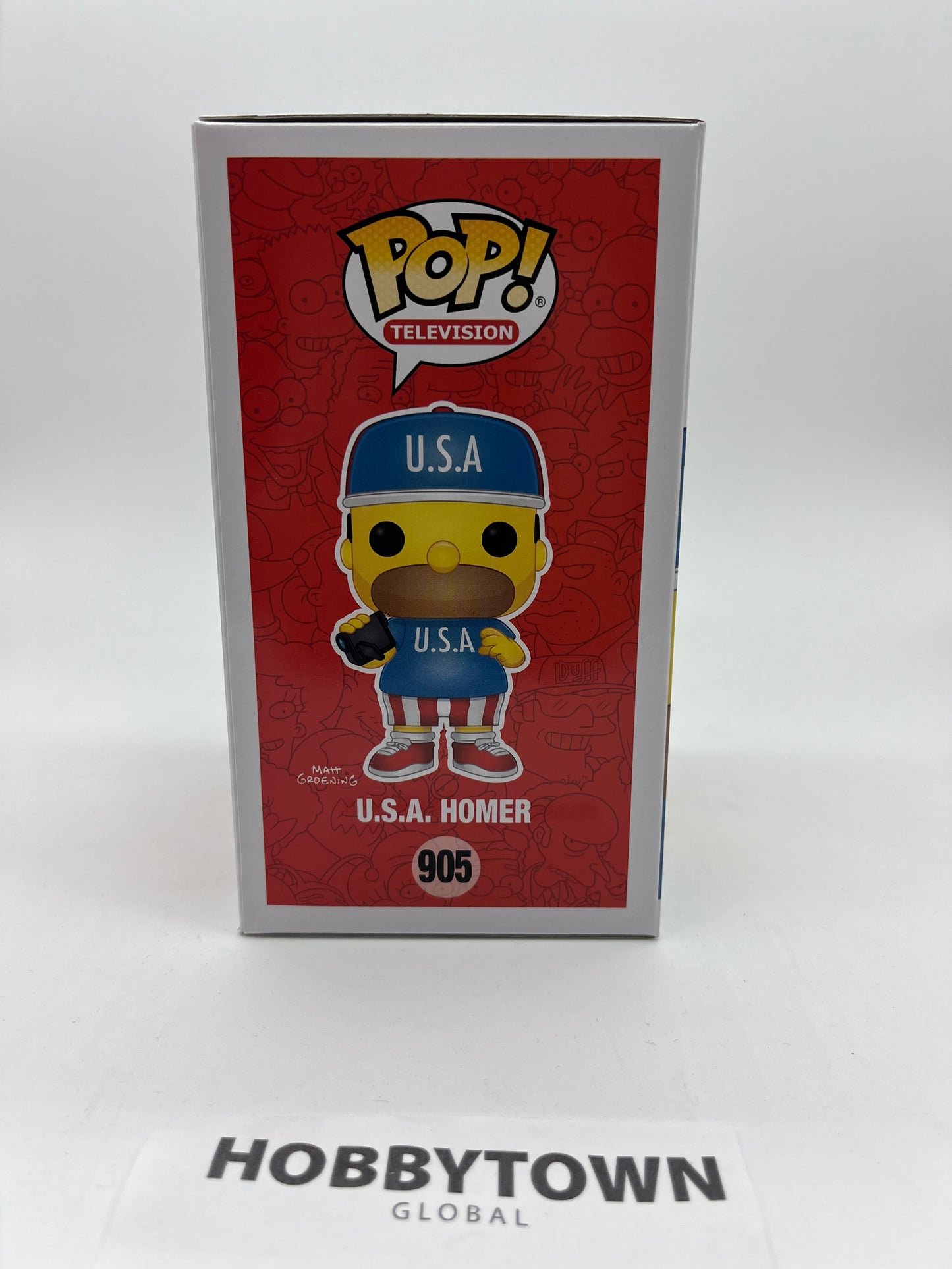 Funko Pop! Animation: Simpsons - USA Homer #905 Collectible Vinyl Figure