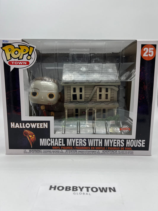 Funko POP! Spirit Halloween Michael Myers with House #25 Town Figure