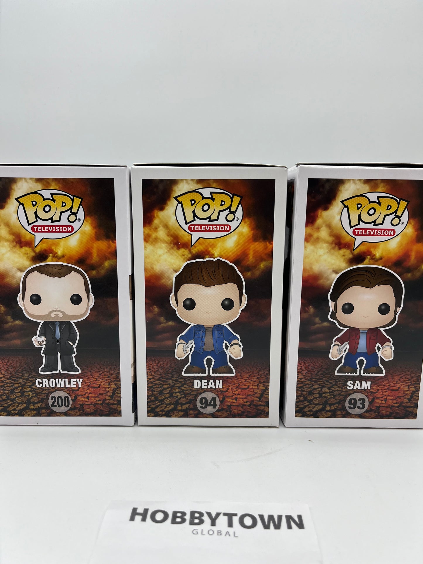 Funko Pop! Supernatural - Set of 3 - Sam, Dean, and Crowley