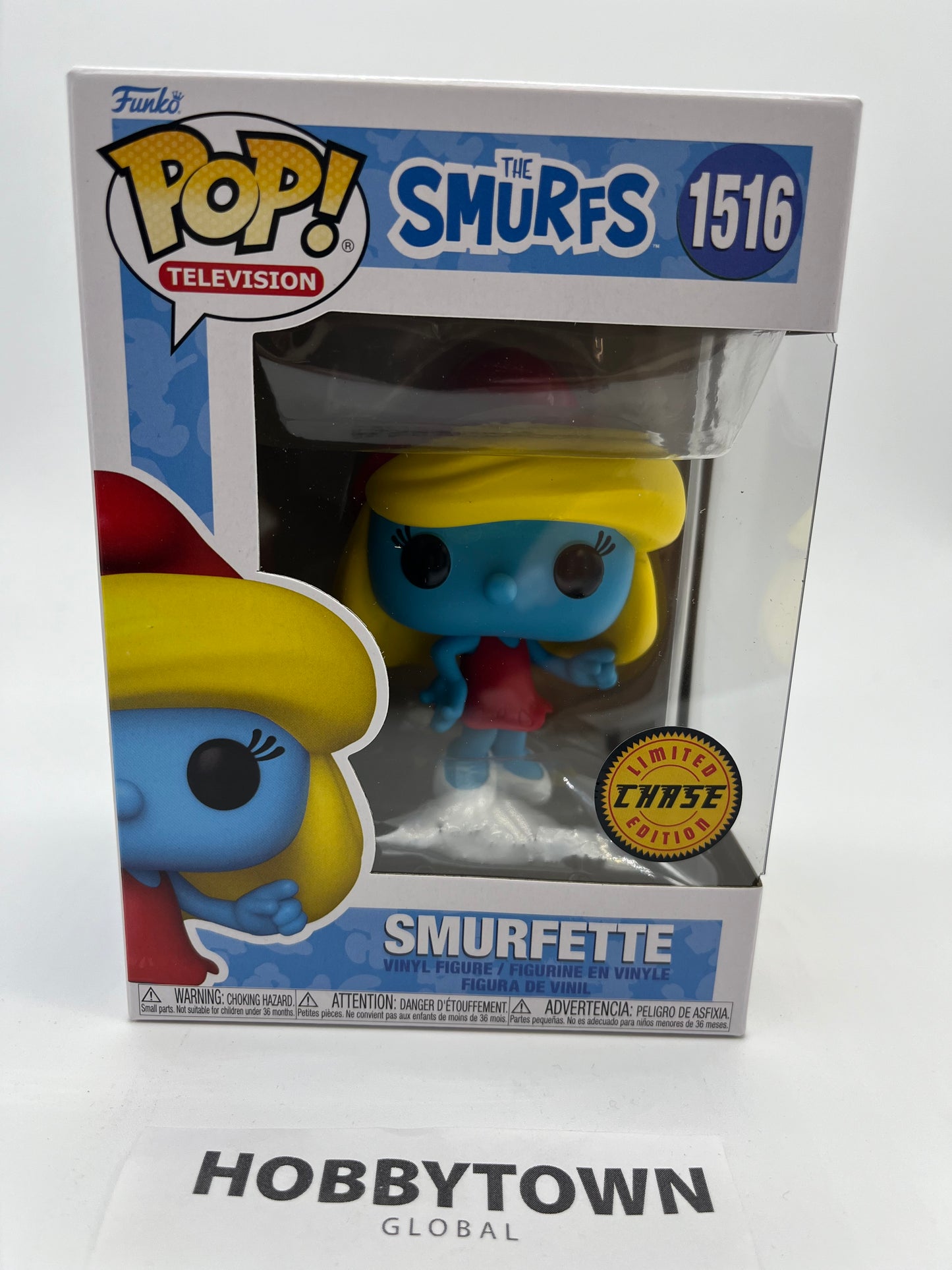 Funko Pop! The Smurfs - Smurfette with Red Hat 'CHASE' #1516 Collectible Vinyl Figure