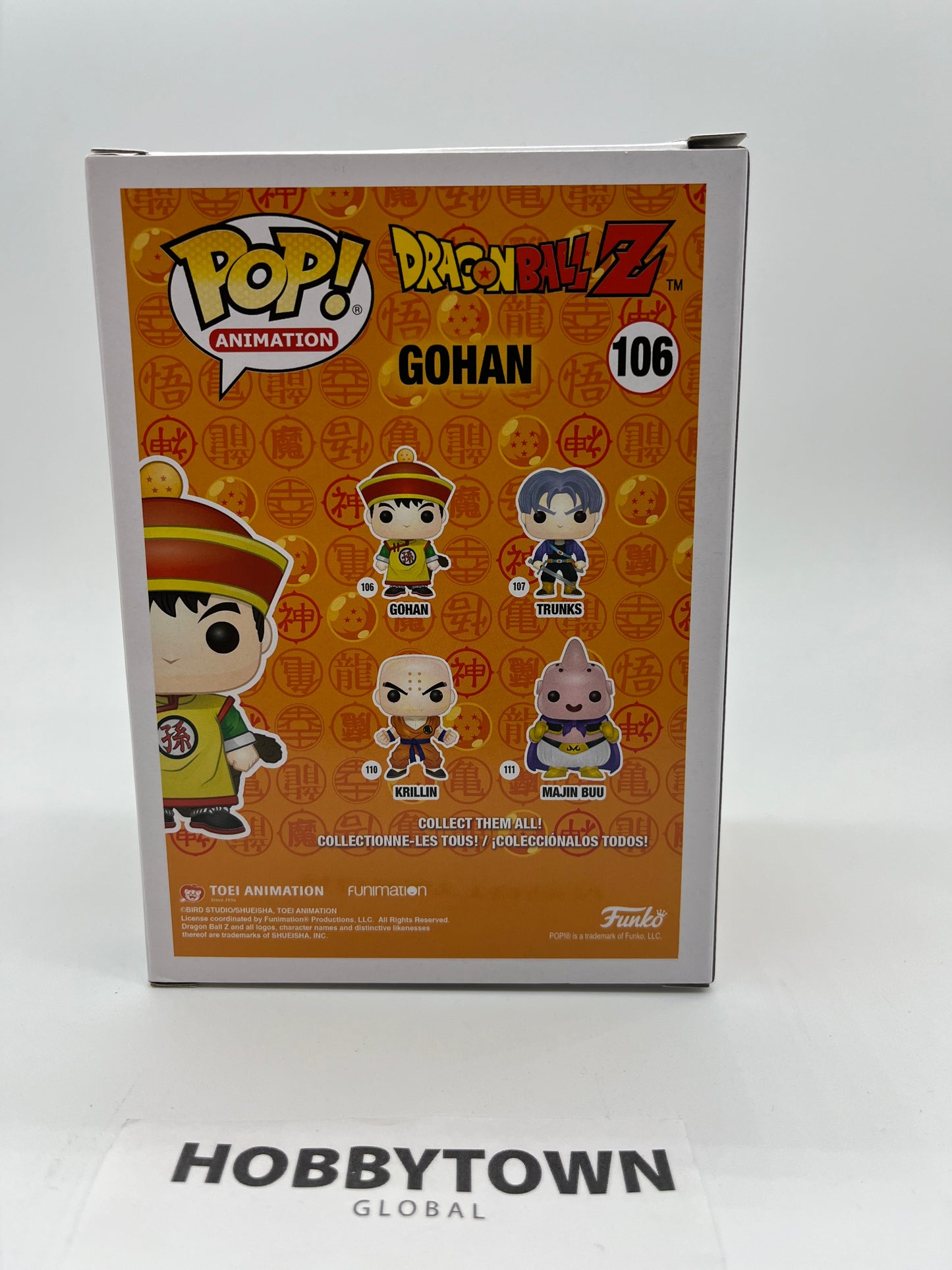 Funko Pop! Animation: Dragon Ball Z -Gohan #106 Collectible Vinyl Figure