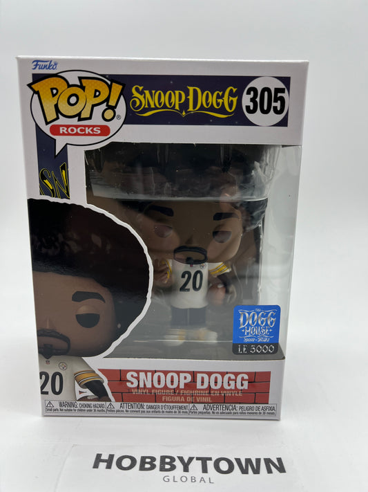 Funko Pop! Snoop Dogg (White Steelers Jersey) #305 The Dogg House Exclusive LE 5000 Collectible Vinyl Figure