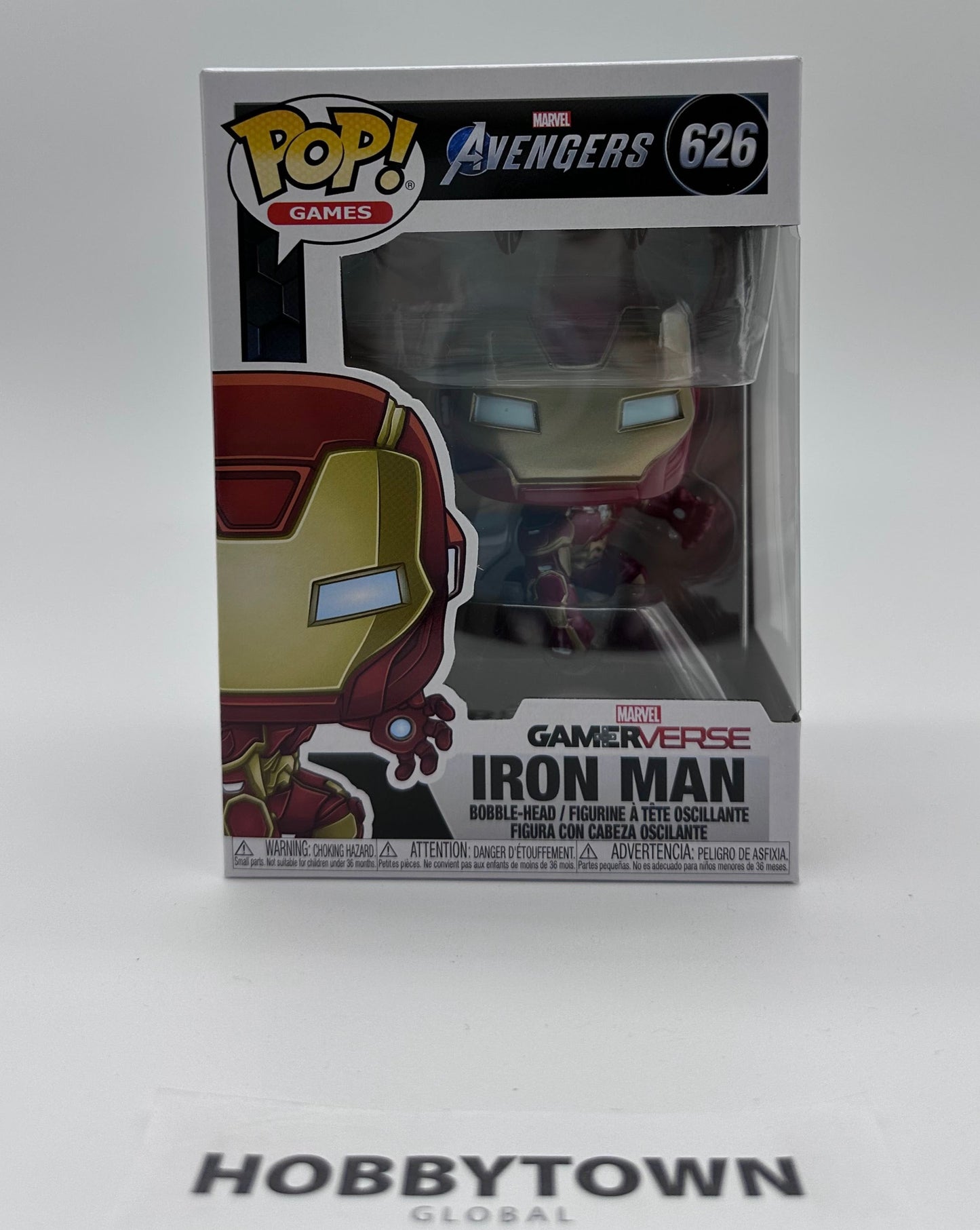 Funko Pop! Marvel: Avengers Game - Iron Man (Stark Tech Suit) #626 Vinyl Figure