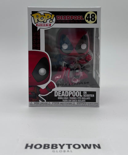 Funko Pop! Rides Marvel: Deadpool & Scooter #48 Collectible Vinyl Figure