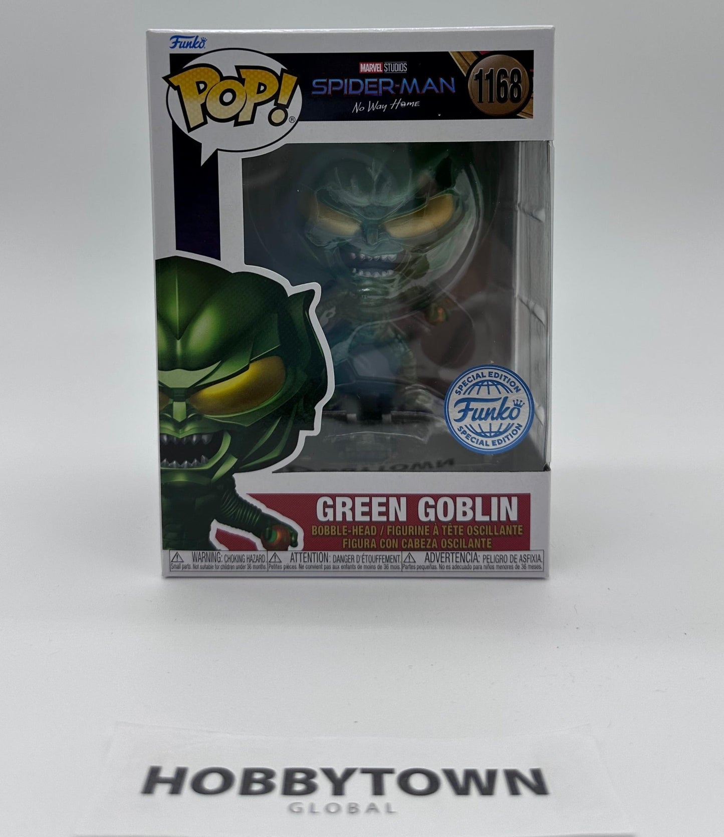 Funko Pop! Marvel: Spider-Man: No Way Home - Green Goblin Special Edition Metallic Exclusive #1168 Collectible Vinyl Figure