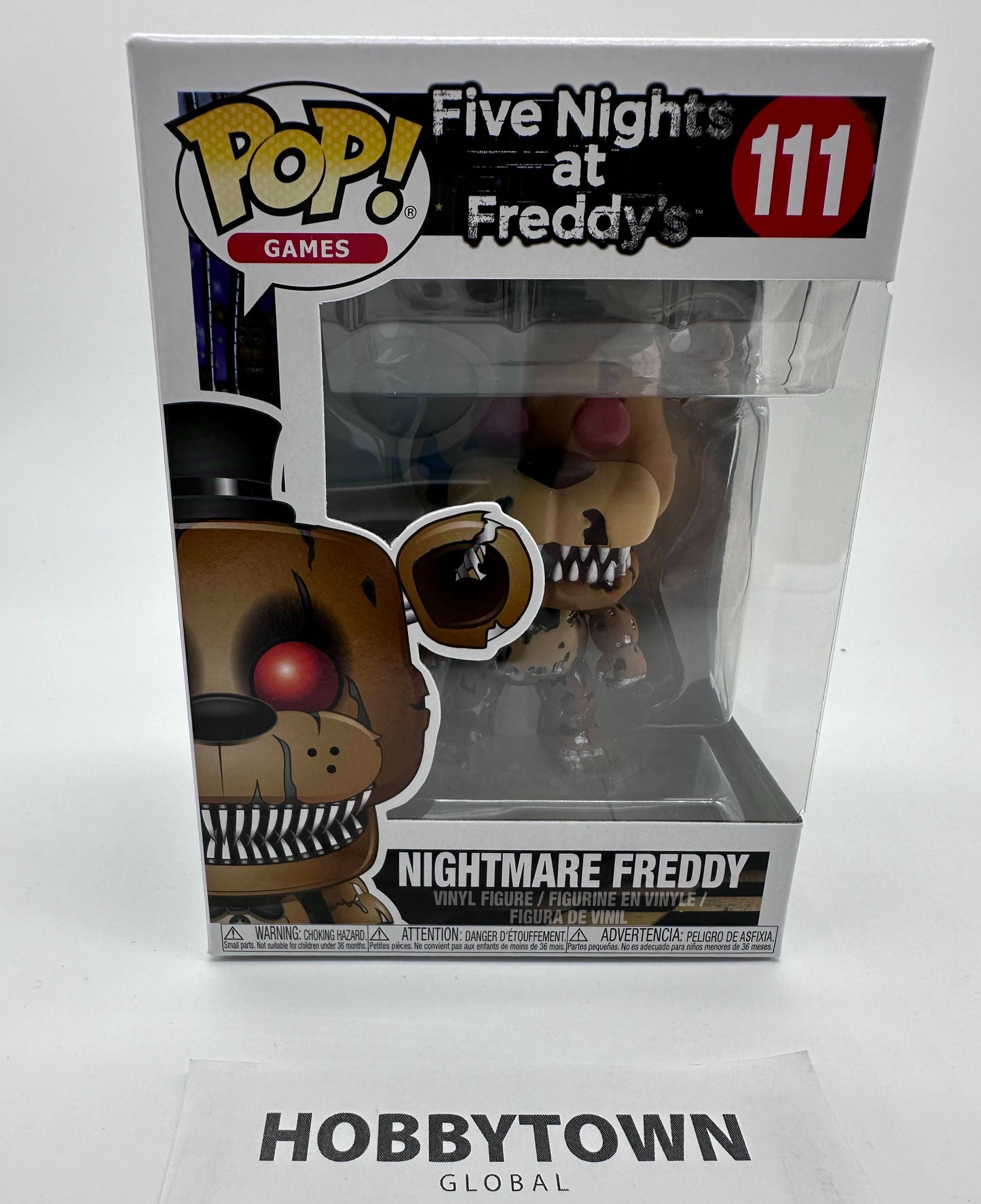 Funko Pop! Games: Five Nights at Freddy's - Nightmare Freddy #111 Collectible Vinyl Figure